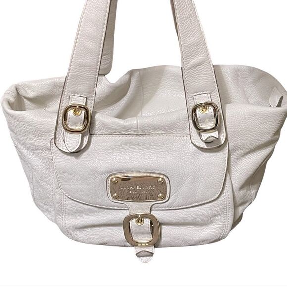 Michael Kors Soft Leather Ivory Large Bag - Picture 2 of 11